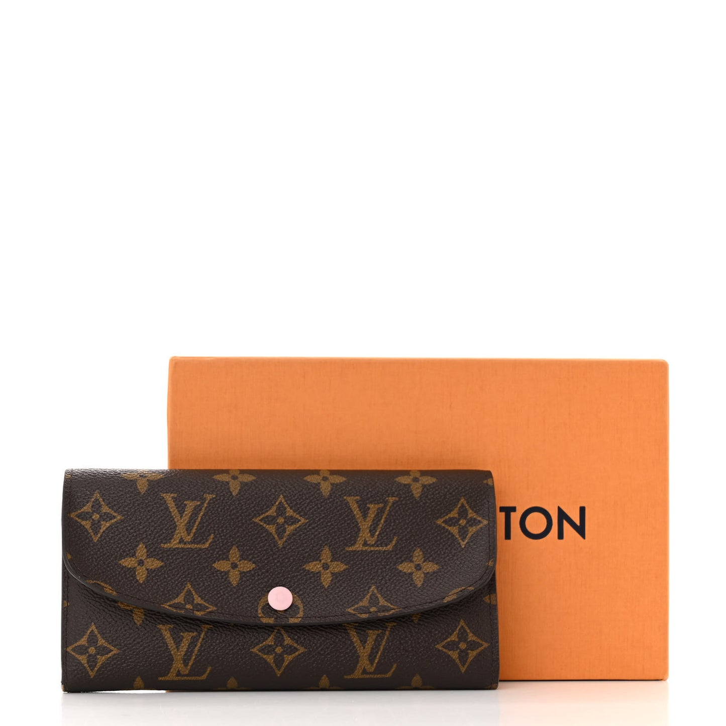 Monogram Emilie Wallet Rose Ballerine