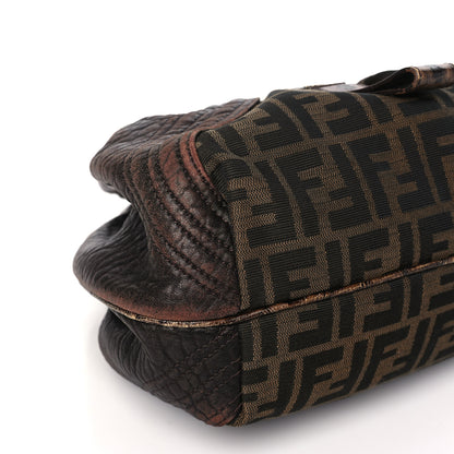Fendi Zucca Nappa Nuvolata Vitello Tortuga Small Spy Tobacco Moro 8 of 11