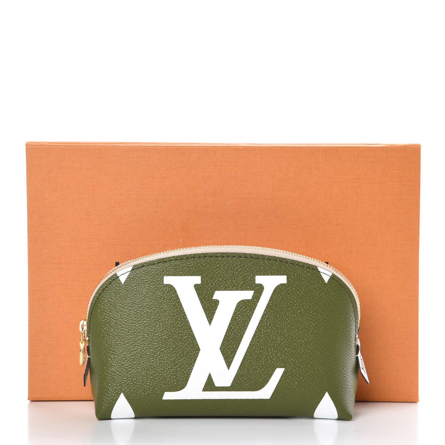 Monogram Giant Cosmetic Pouch Kaki