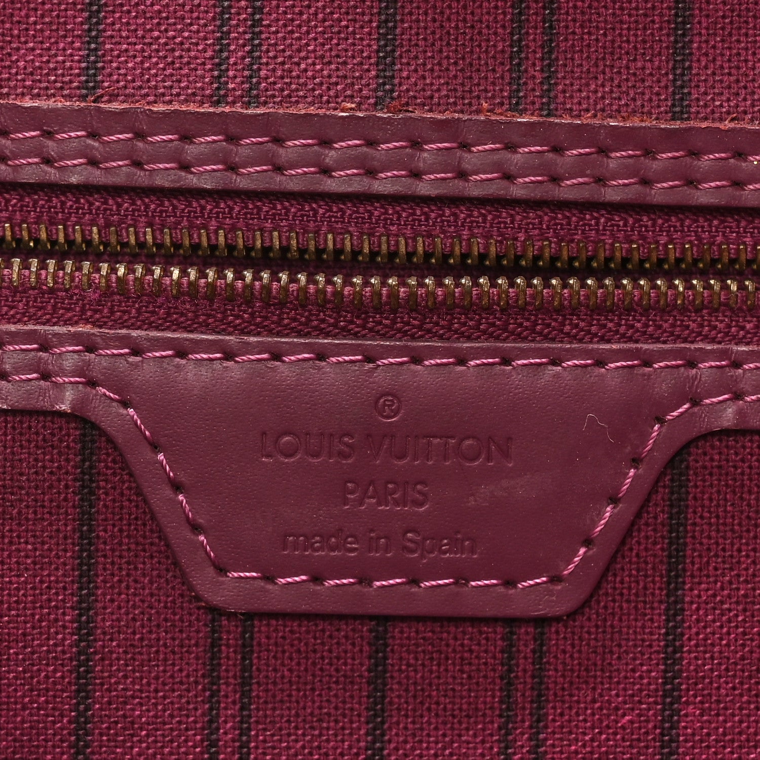 Louis Vuitton Monogram Totem Neverfull MM Magenta 6 of 10
