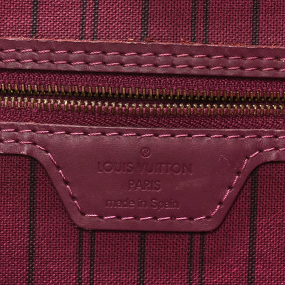 Louis Vuitton Monogram Totem Neverfull MM Magenta 6 of 10