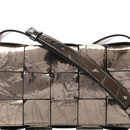 Bottega Veneta Metallic Crushed Calfskin Maxi Intrecciato Cassette Crossbody Bag Anchor 8 of 11