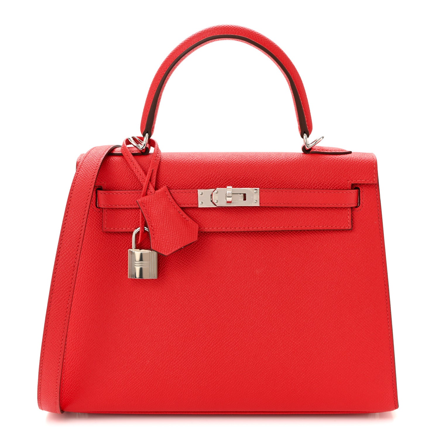Hermes Epsom Kelly Sellier 25 Rouge Casaque 1 of 10