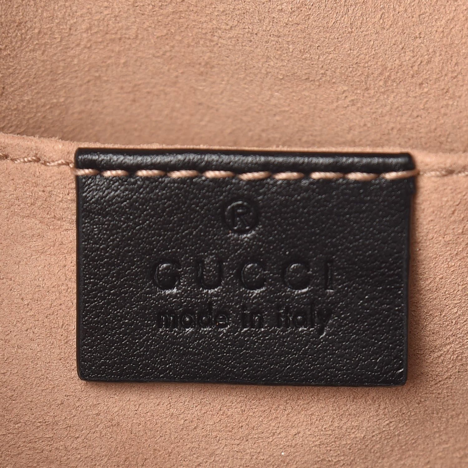 Gucci Calfskin Matelasse Small GG Marmont Chain Shoulder Bag Black 6 of 11