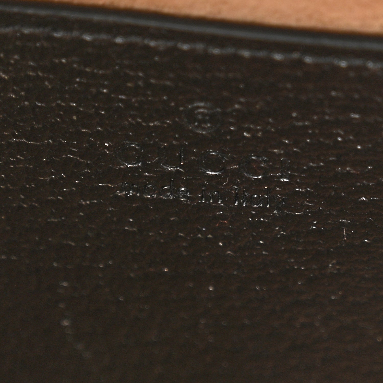 Gucci Textured Dollar Calfskin Web Mini Diana Tote Bag Black 6 of 11