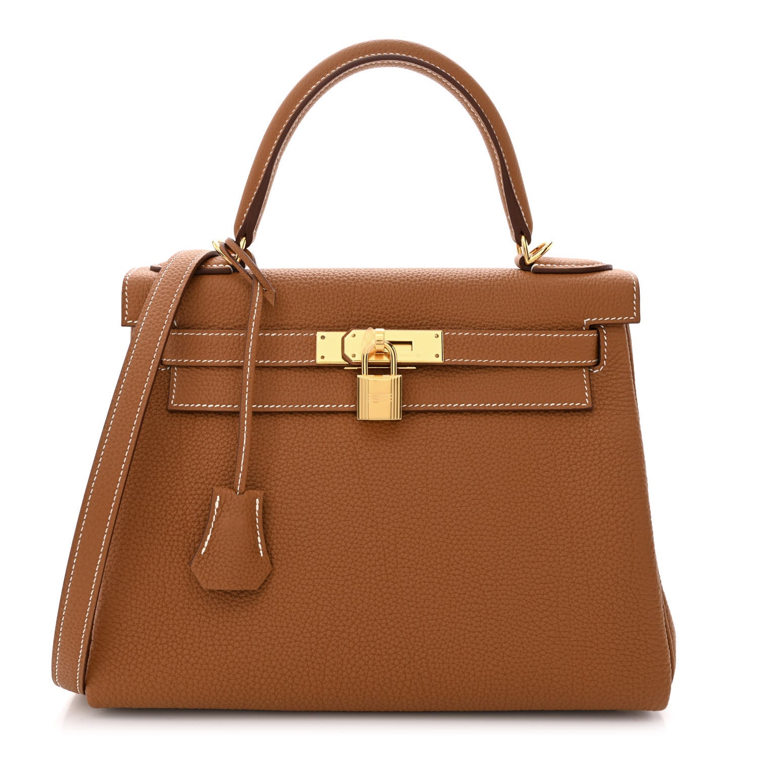 Hermes Togo Kelly Retourne 28 Gold 1 of 11