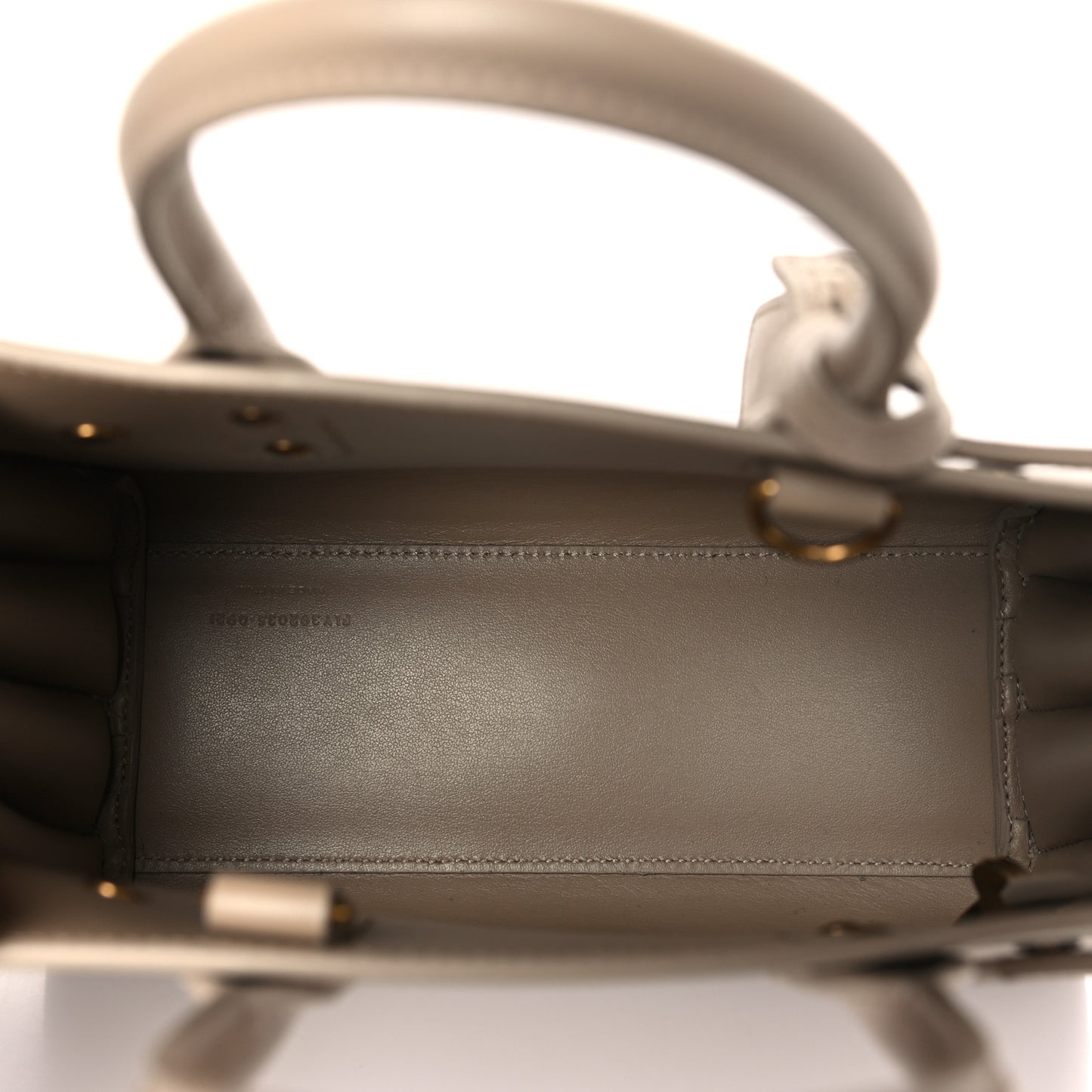 Smooth Calfskin Nano Sac De Jour Dark Beige