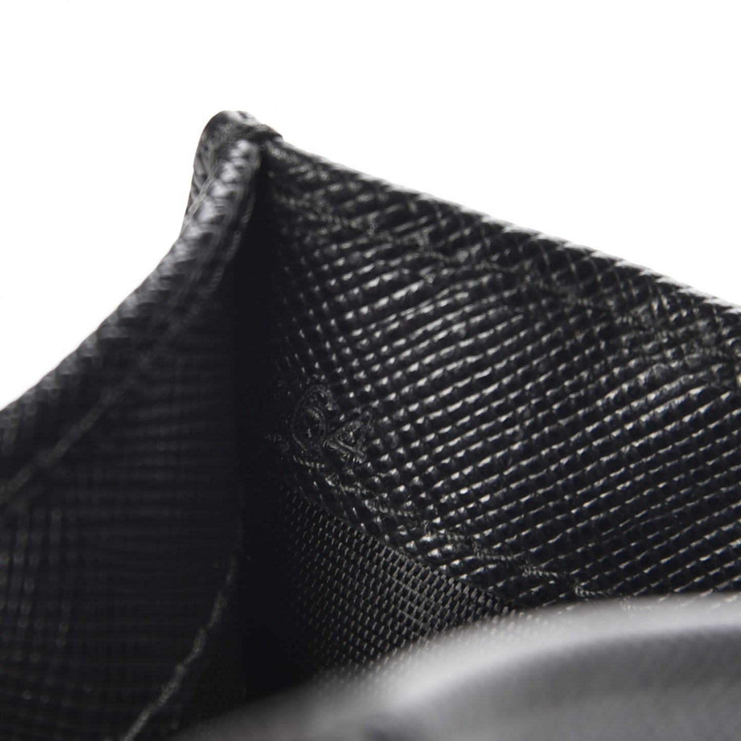 Saffiano Card Holder Nero Black