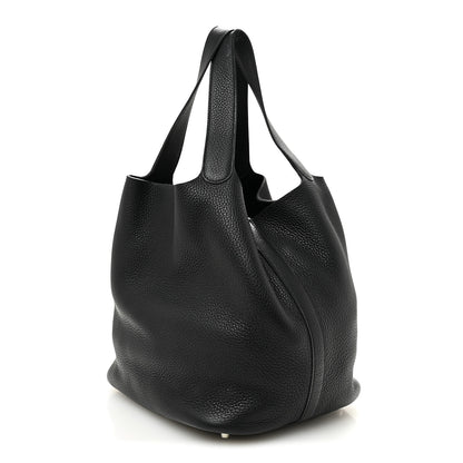 Hermes Taurillon Clemence Picotin Lock 26 GM Black 3 of 9