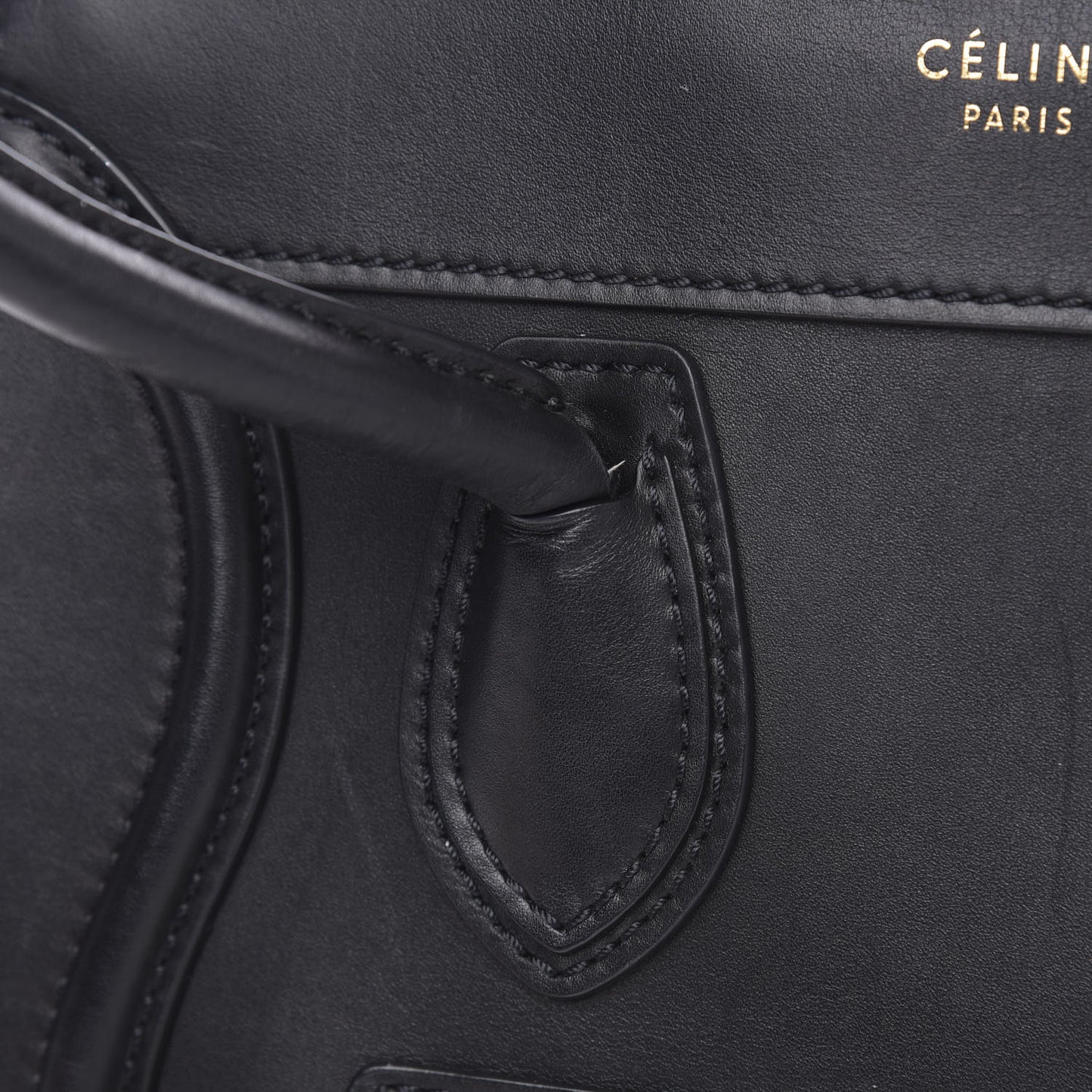 Smooth Calfskin Micro Luggage Black