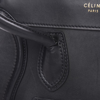 Celine Smooth Calfskin Micro Luggage Black 13 of 20