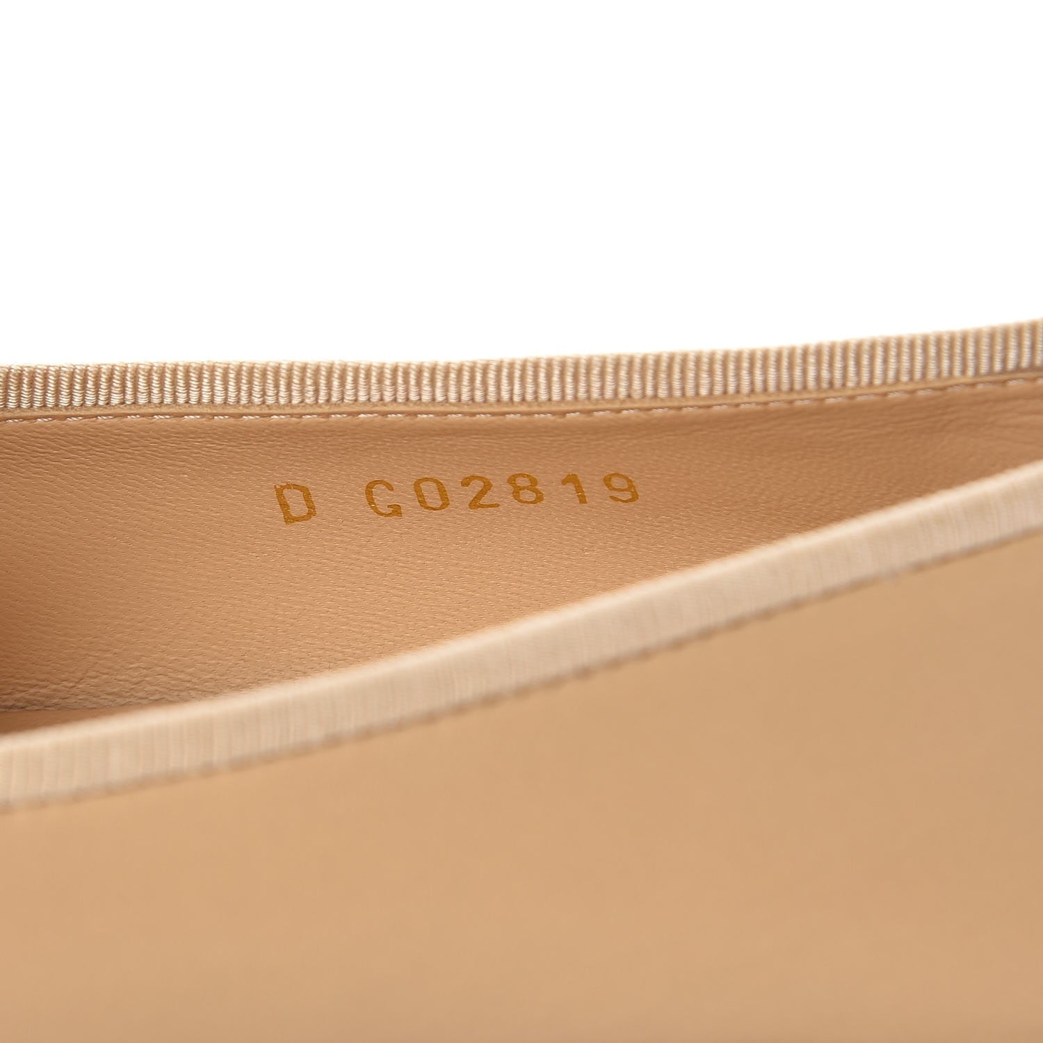 Chanel Lambskin CC Cap Toe Ballerina Flats 37.5 Beige Black 8 of 11