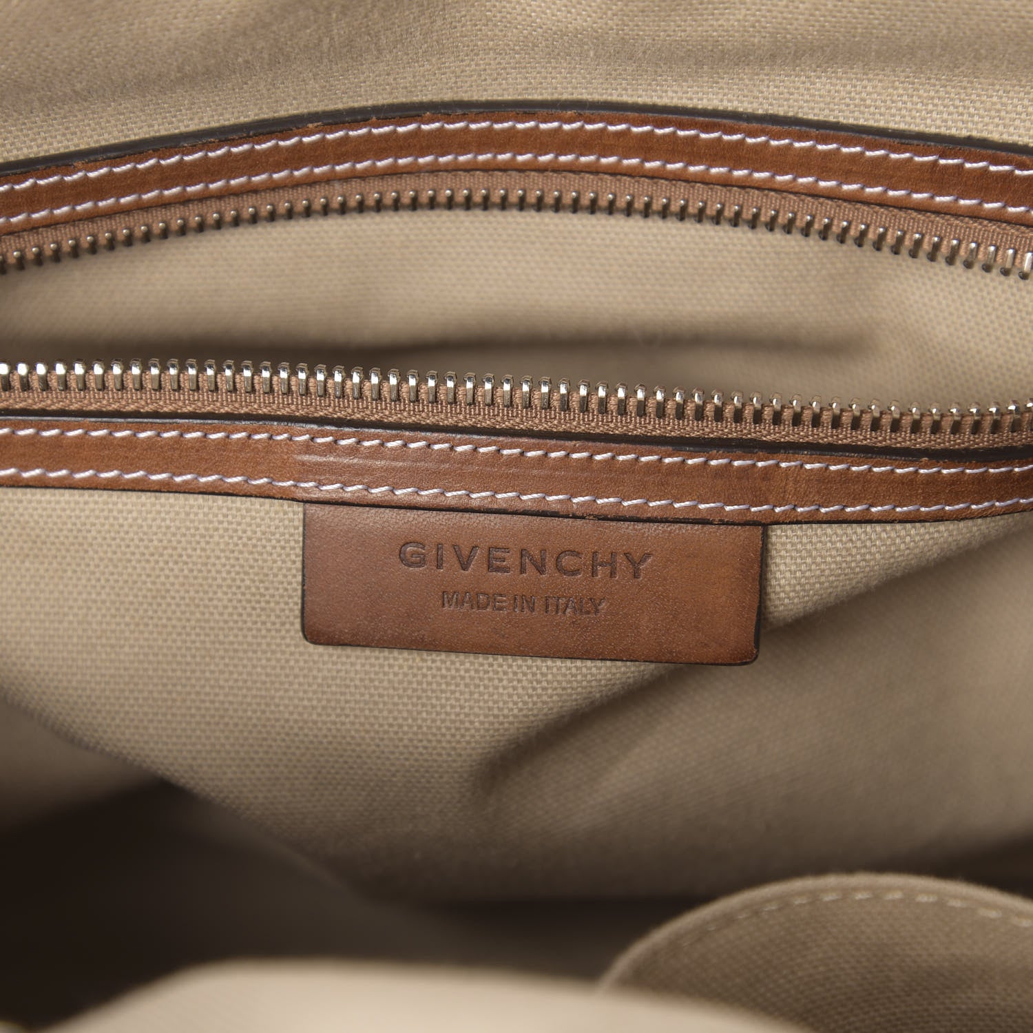 Givenchy Canvas Calfskin Small Nightingale Medium Beige 7 of 12