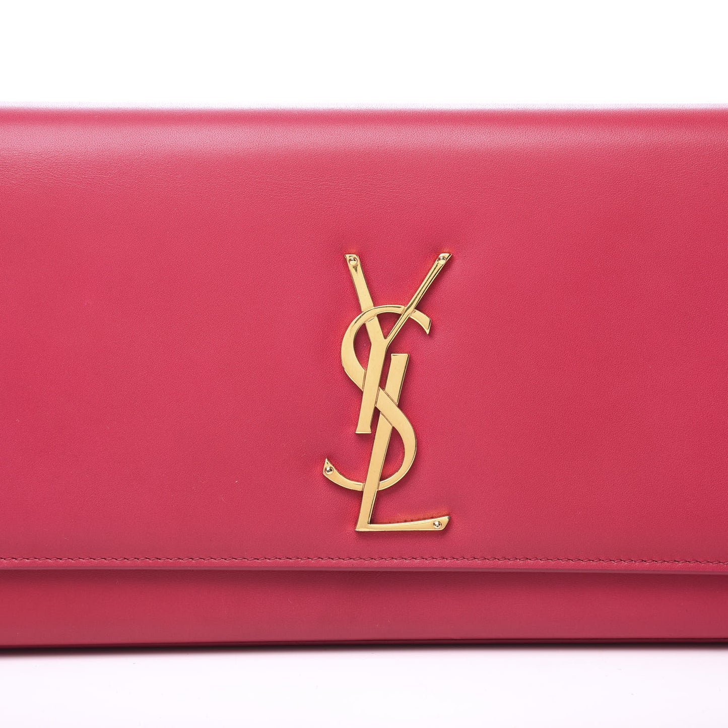 Calfskin Classic Monogram Cassandre Clutch Lipstick Fuchsia