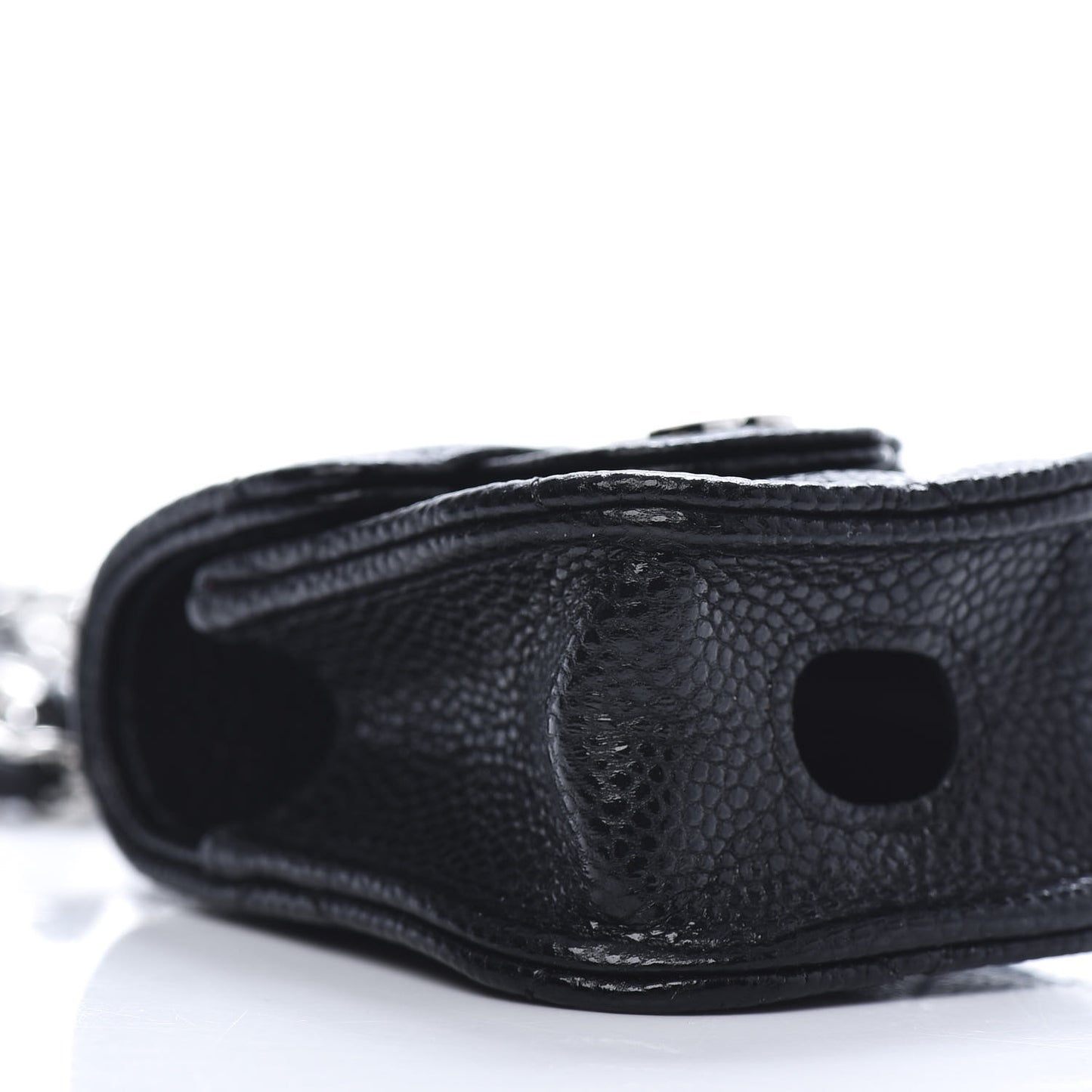 Caviar Quilted Airpods Case Black