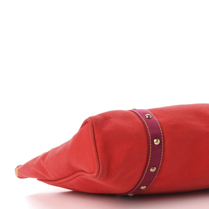Louis Vuitton Antigua Cabas GM Red 7 of 11