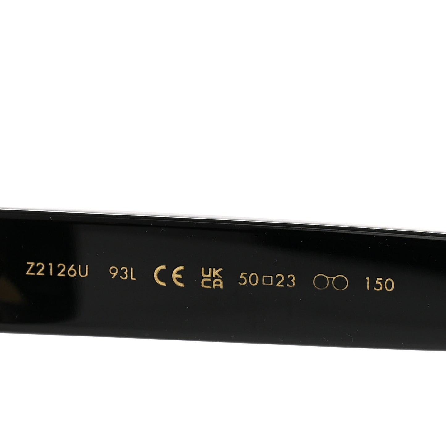 Acetate LV Confidence Square Round Sunglasses Z2126U Black