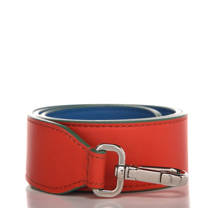 Fendi Vitello Dolce Bi-Color Strap You Papavero Blue Royal 1 of 3