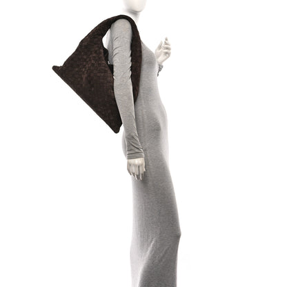 Bottega Veneta Suede Intrecciato Small Hop Fondant 2 of 11