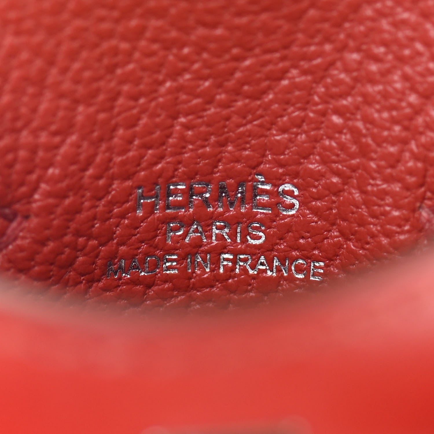 Hermes Tadelakt Mini Kelly Twilly Bag Charm Sanguine 5 of 6