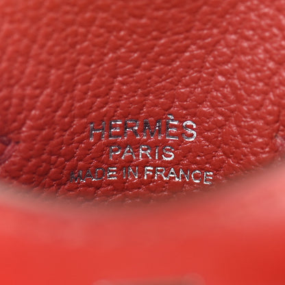 Hermes Tadelakt Mini Kelly Twilly Bag Charm Sanguine 5 of 6