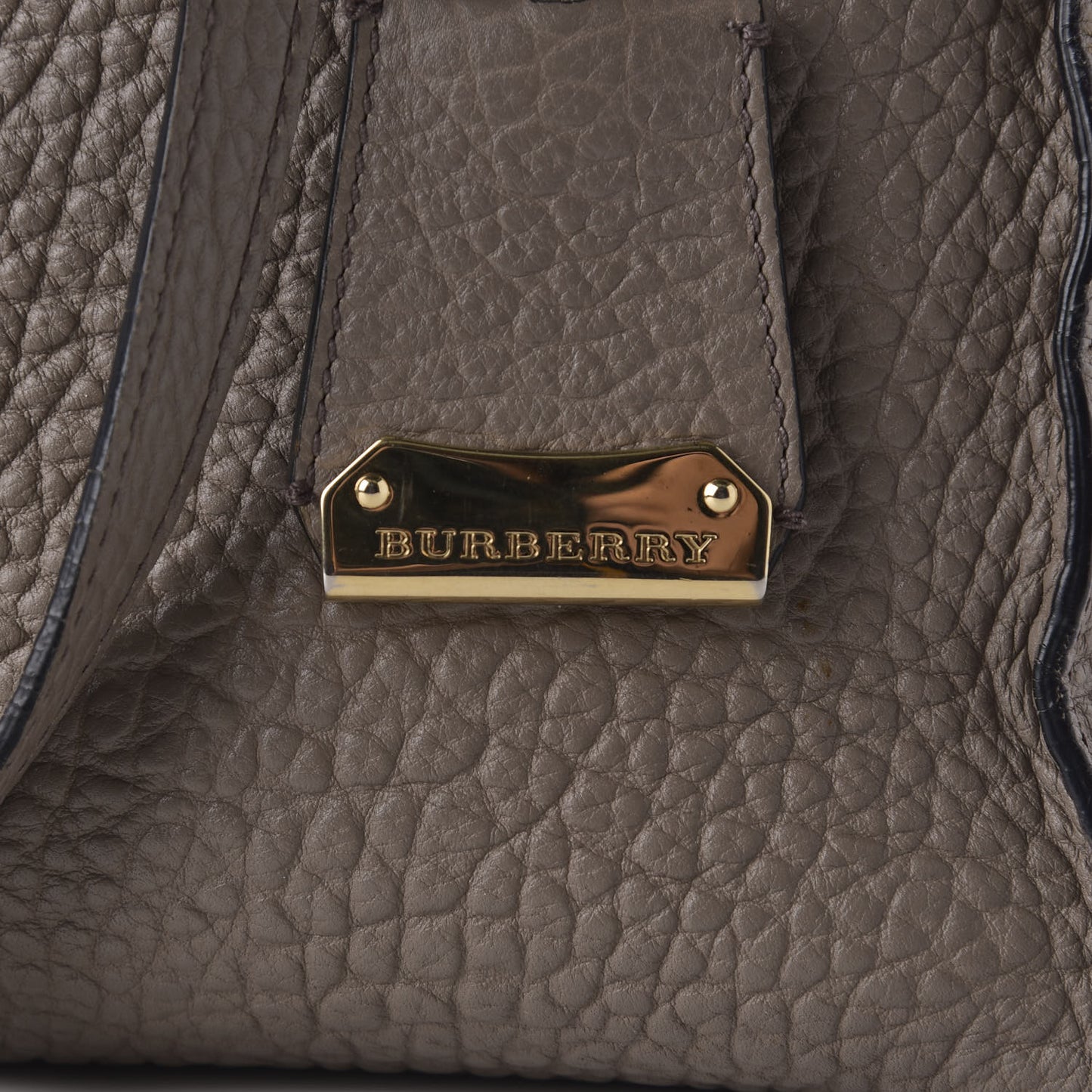Heritage Grain Medium Woodbury Tote Pale Taupe