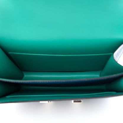 Hermes Chevre Mysore Verso Constance 18 Bleu De Prusse Vert Verone 5 of 11