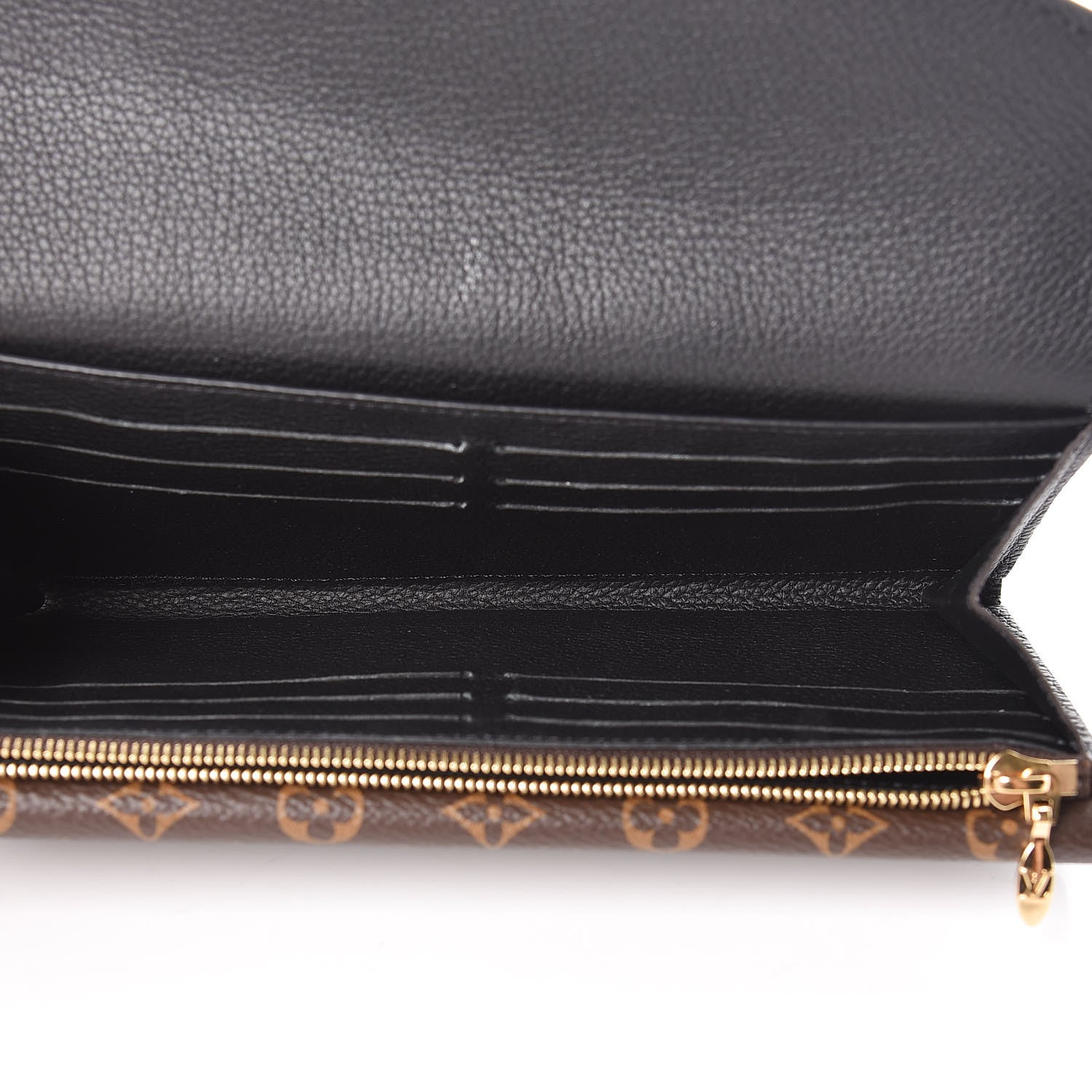 Louis Vuitton Calfskin Double V Wallet Black 5 of 8