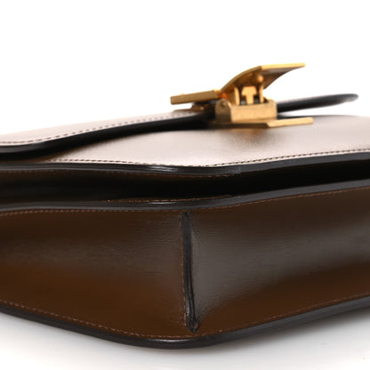 Celine Box Calfskin Teen Classic Box Flap Bag Camel 9 of 12