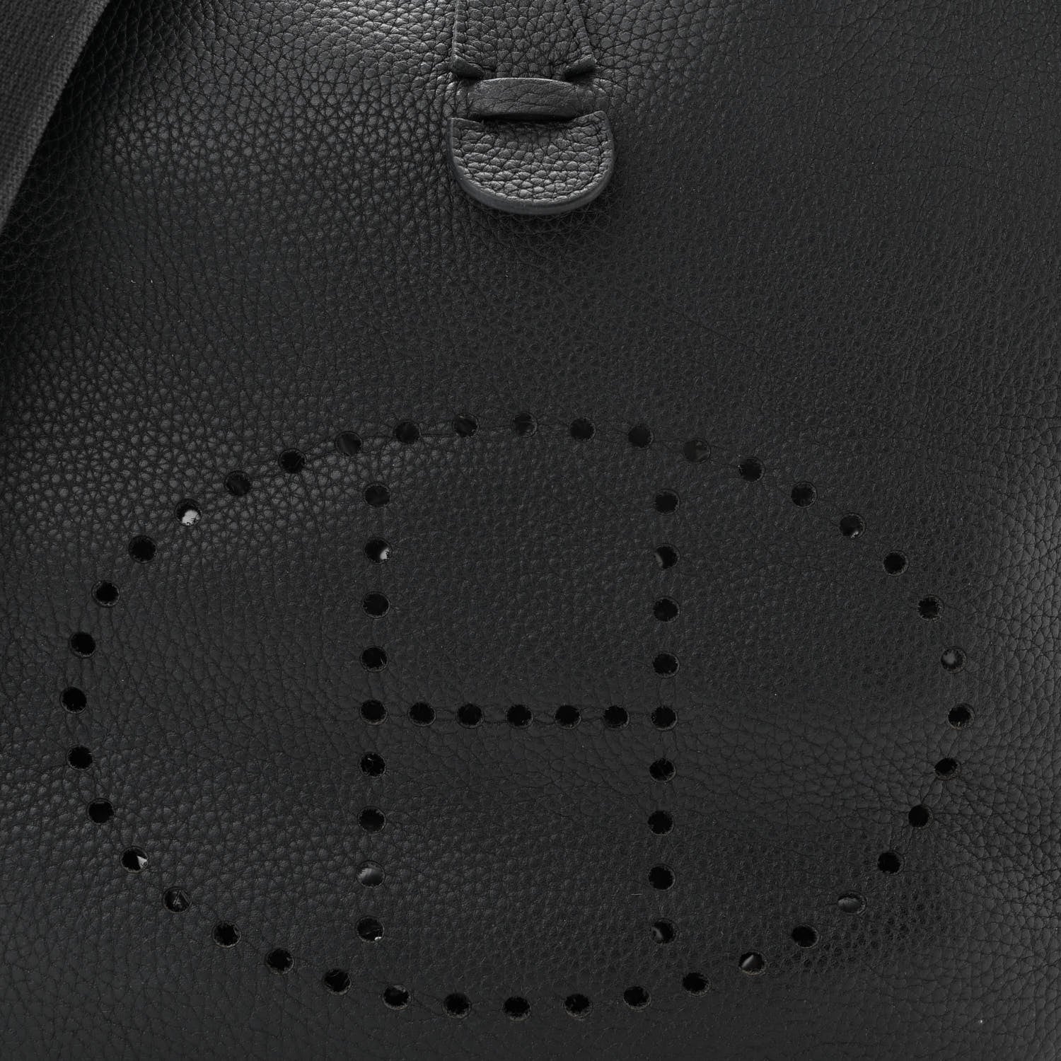 Hermes Taurillon Clemence Evelyne III PM Black 8 of 10