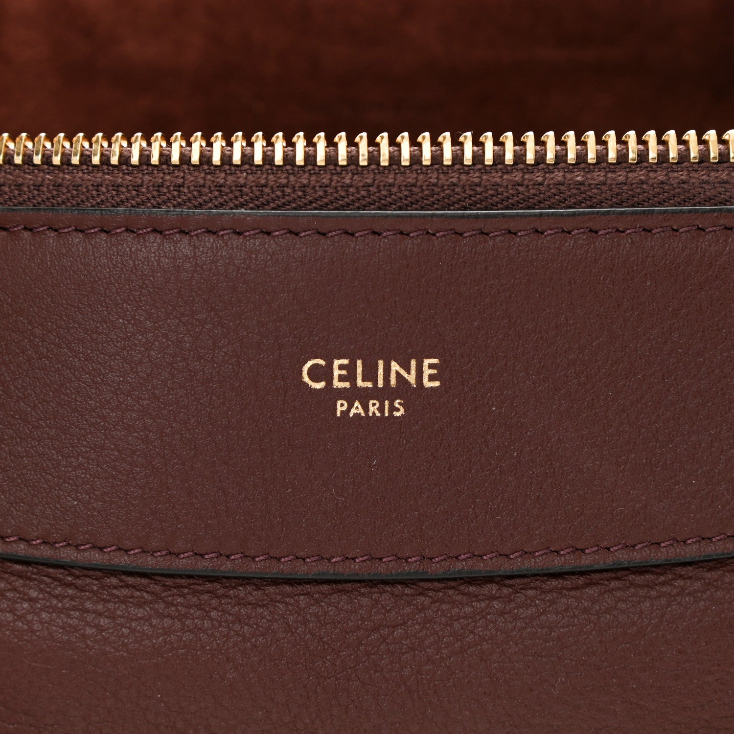 Celine Supple Calfskin Medium Romy Shoulder Bag Hickory 6 of 9
