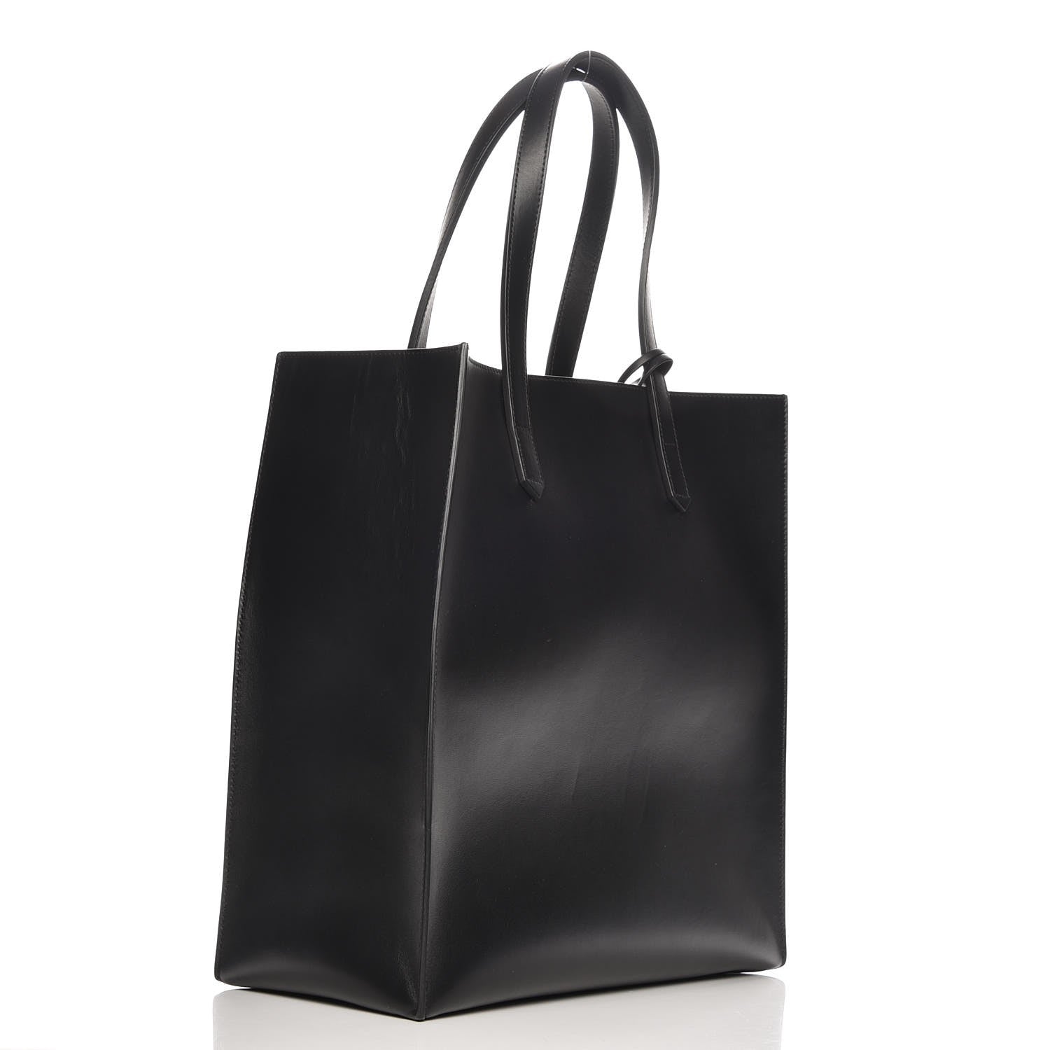 Givenchy Calfskin Bambi Print Medium Stargate Shopper Tote Black 4 of 9