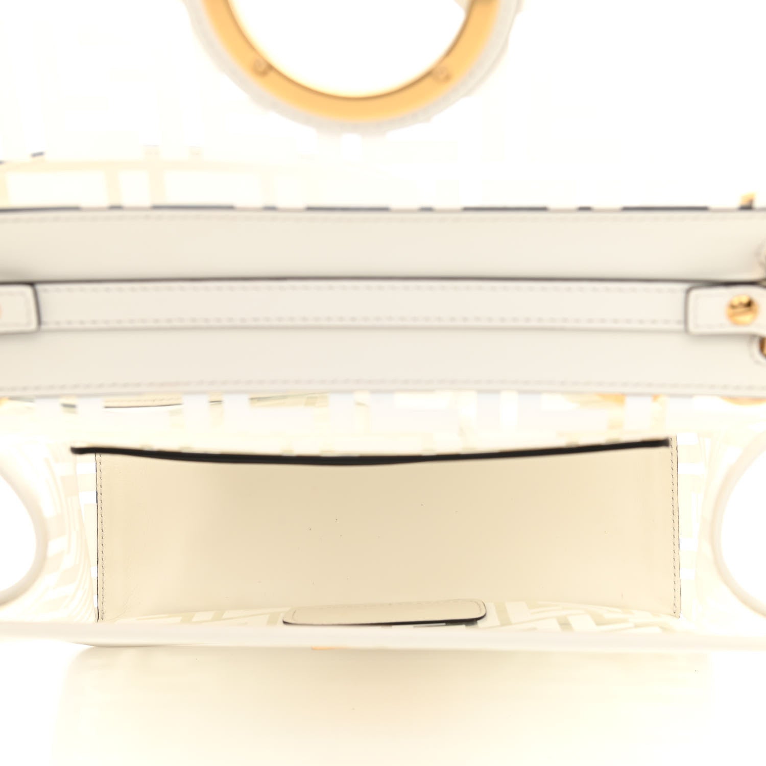 Fendi TPU FF Vitello Century F is Fendi Kan I Shoulder Bag White 5 of 10