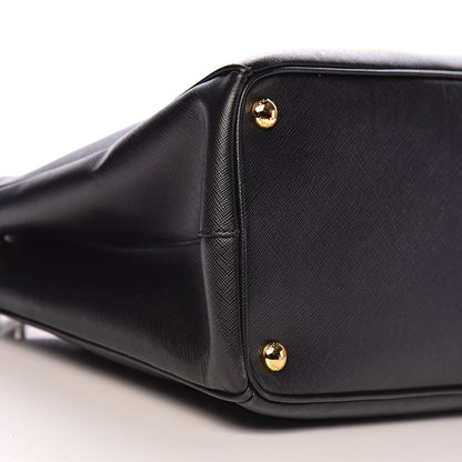 Prada Saffiano Medium Galleria Double Zip Tote Black 8 of 10
