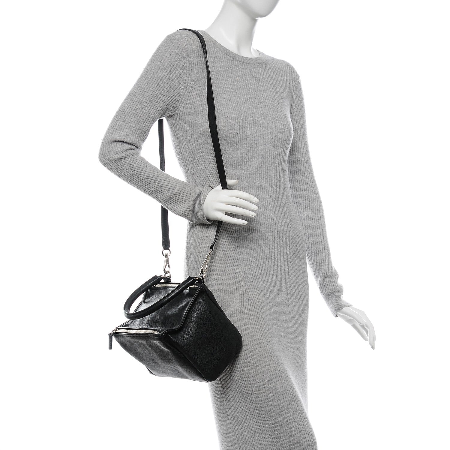Givenchy Sugar Goatskin Small Pandora Black 2 of 6