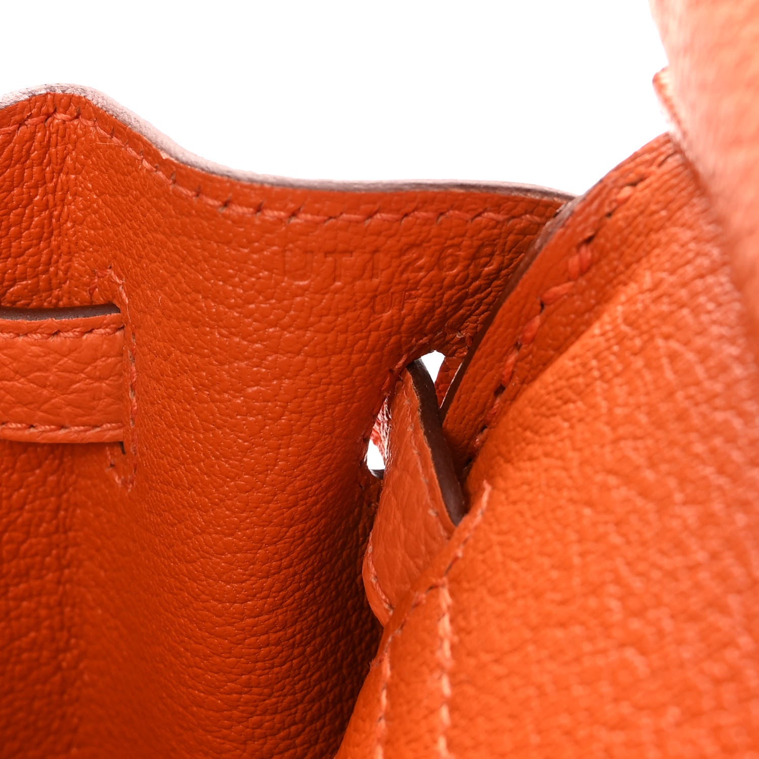 Hermes Togo Birkin 25 Orange 7 of 12