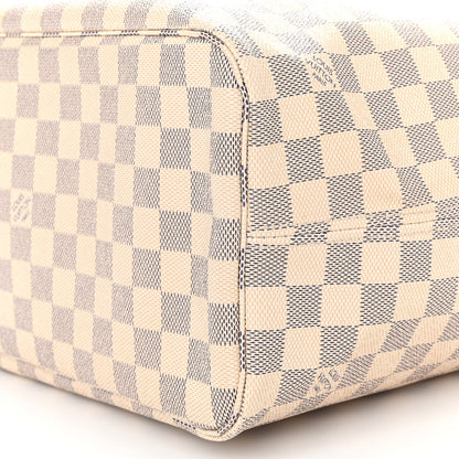 Louis Vuitton Damier Azur Neo Neverfull MM Rose Ballerine 11 of 15