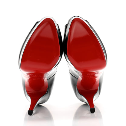 Christian Louboutin Patent Lady Peep 150 Pumps 36.5 Black 5 of 10