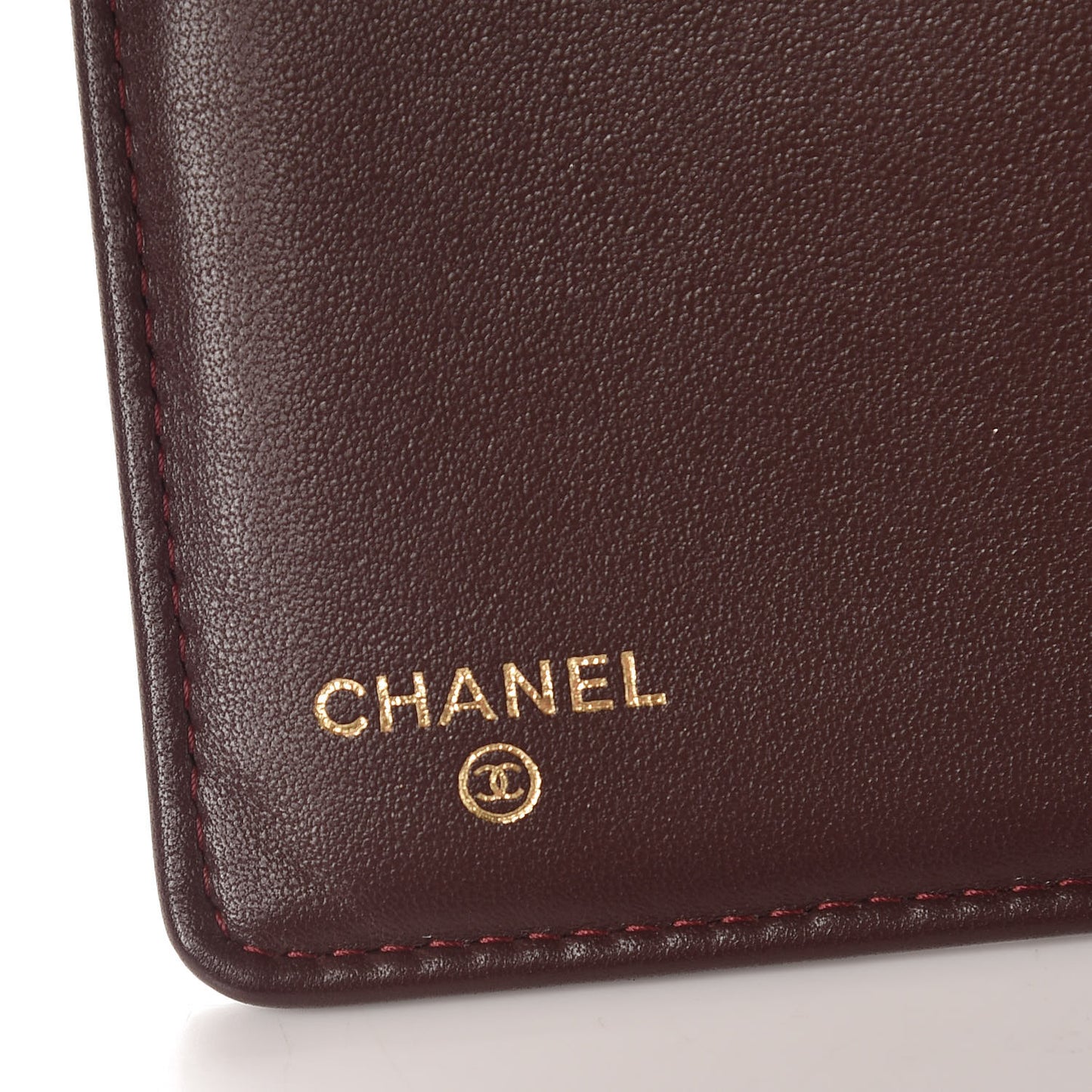Lambskin Quilted Yen Wallet Black