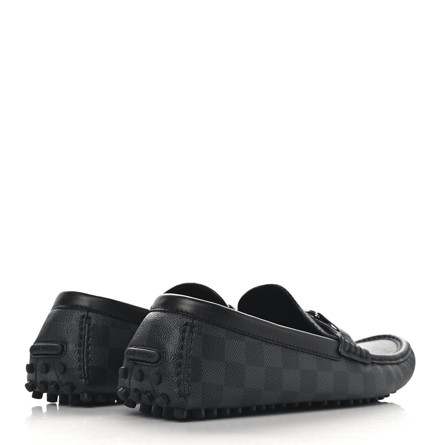 Damier Graphite Calfskin Mens Major Loafers 10