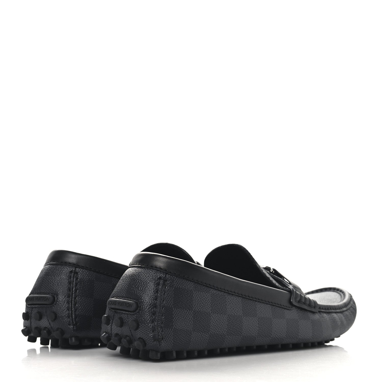 Louis Vuitton Damier Graphite Calfskin Mens Major Loafers 10 5 of 10