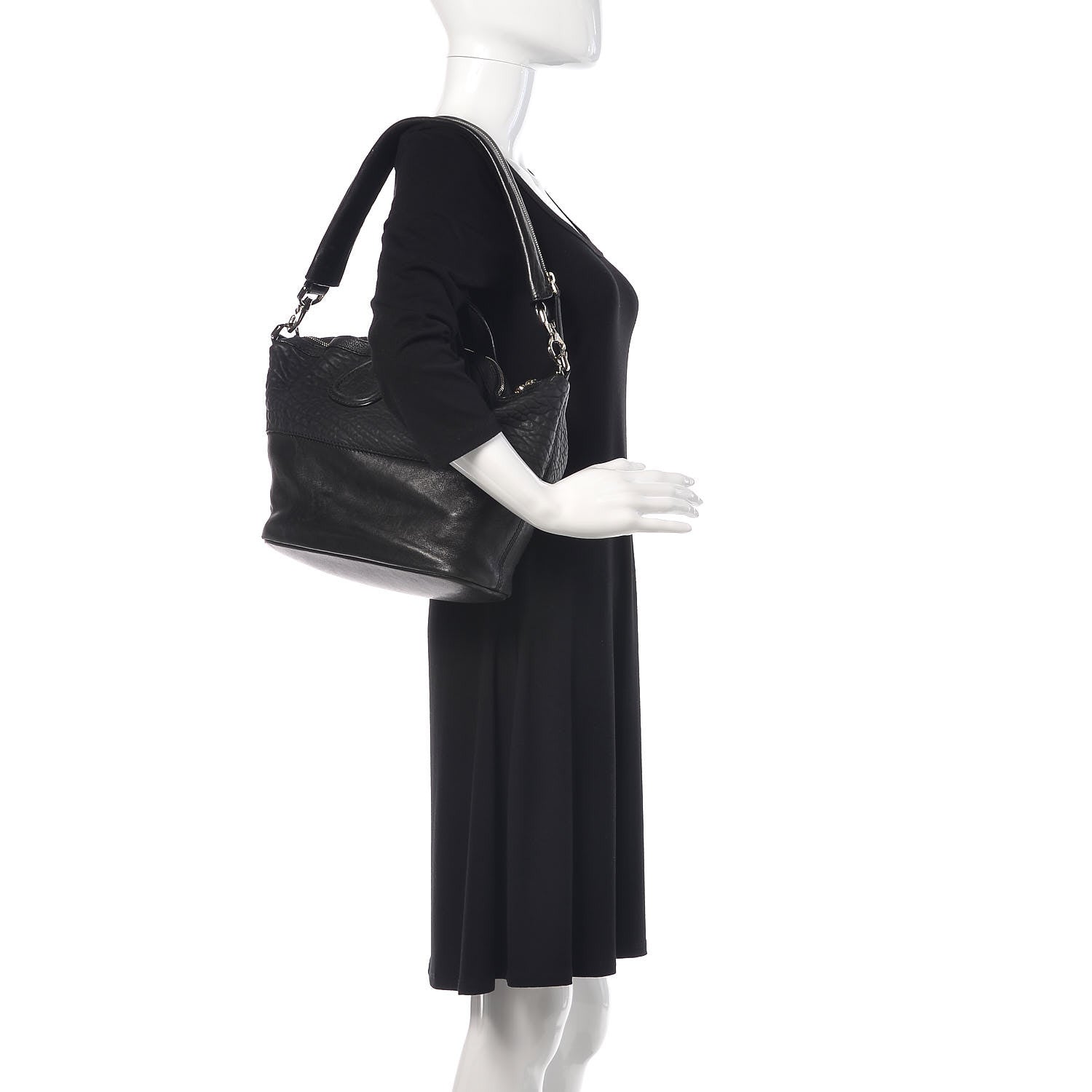 Givenchy Sheepskin Calfskin Small Nightingale Black 2 of 16