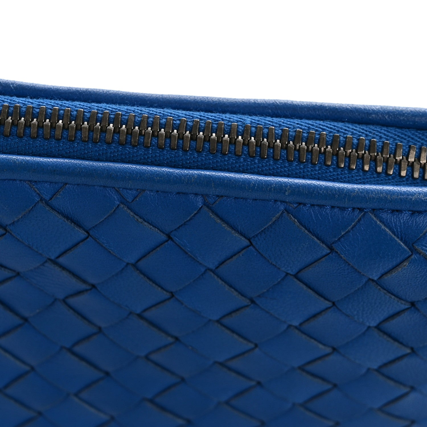 Bottega Veneta Nappa Intrecciato Double Compartment Crossbody Bag Atlantic Blue 12 of 12