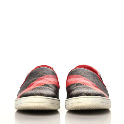 Louis Vuitton Monogram Frontrow Slip On Sneakers 38 Rouge 2 of 10