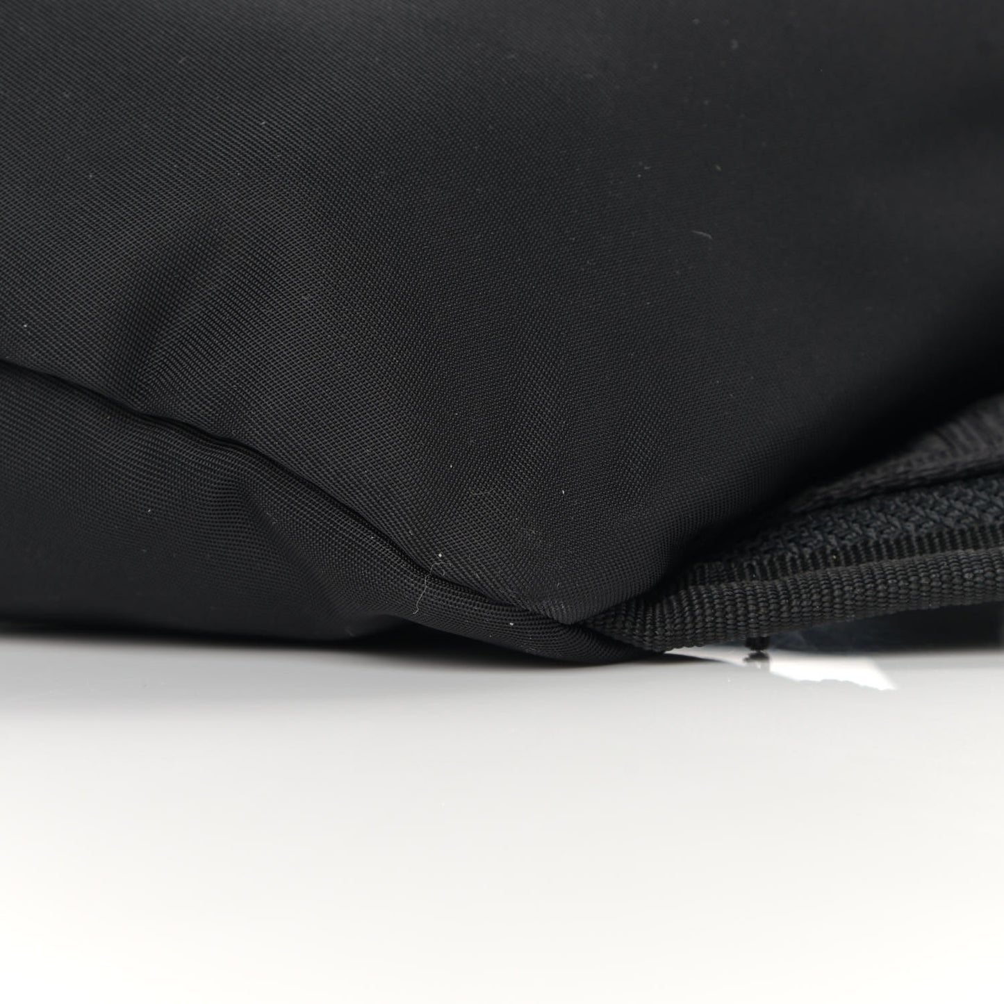 Nylon Palazzo Medusa Belt Bag Black
