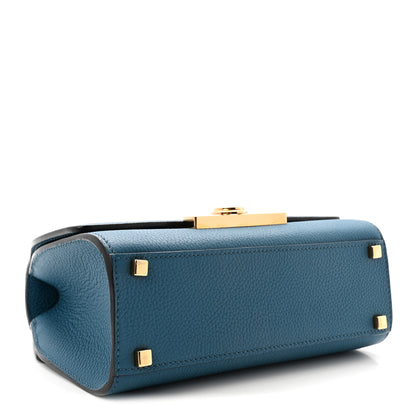 Moynat Taurillon Blush Rejane BB Prussian Blue 4 of 9