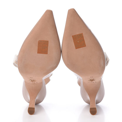 Christian Dior Patent Ribbon J'Adior Slingback 65mm Pumps 38 Nude 5 of 11