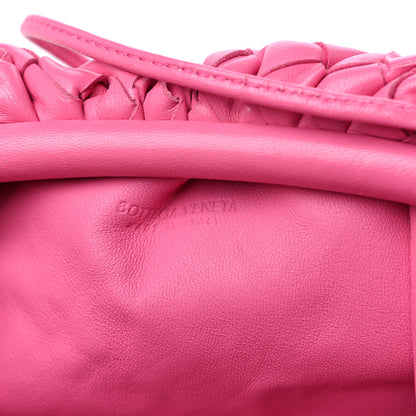 Bottega Veneta Nappa Intrecciato The Mini Pouch Rosa Shock 6 of 9