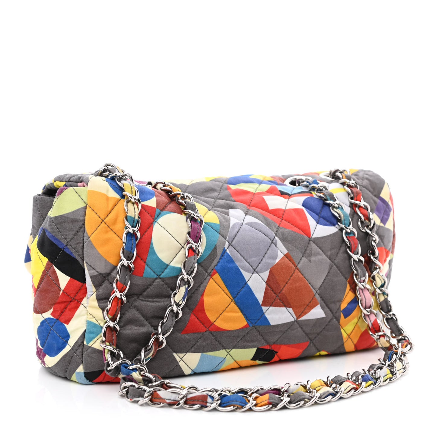 Nylon Printed Medium Coco Color Flap Multicolor