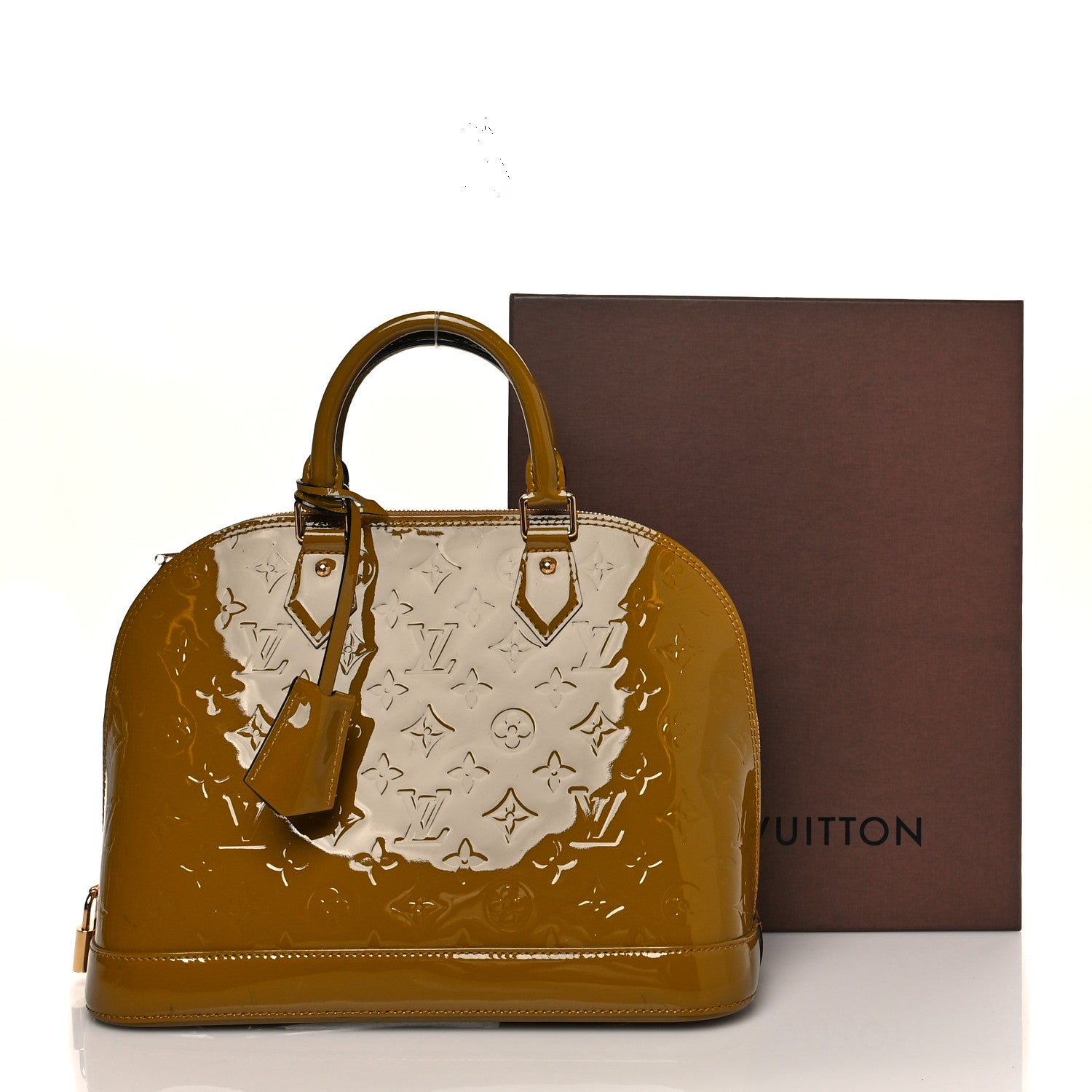 Louis Vuitton Vernis Alma PM Vert Olive 10 of 10